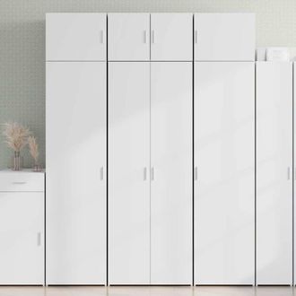Berkfield Home Highboard White 70x42.5x185 cm Engineered Wood