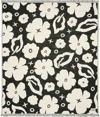 Slowtide XOXO Driftweave Blanket in Black at Nordstrom Rack