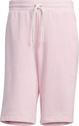 adidas neo Solid Color Lacing Casual Straight Shorts Unisex Pink HS6822