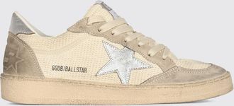 Golden Goose Sneakers Ball Star in pelle e cotone con effetto usurato