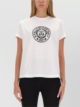 Stella McCartney logo-print cotton regular-fit t-shirt