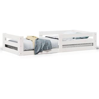 Berkfield Home Bed Frame without Mattress White 80x200 cm Solid Wood Pine