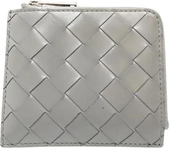 Bottega Veneta Pre-owned Fabric Wallet - unisex - Vintage Accessoires - Grijs - ONE Size - Vintage