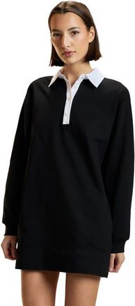 Cynthia Rowley Rugby Mini Dress in Black at Nordstrom, Size X-Small