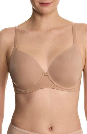 Natori Cloud Comfort Full Fit Back Smoothing T-Shirt Bra in Buff at Nordstrom, Size 38Ddd