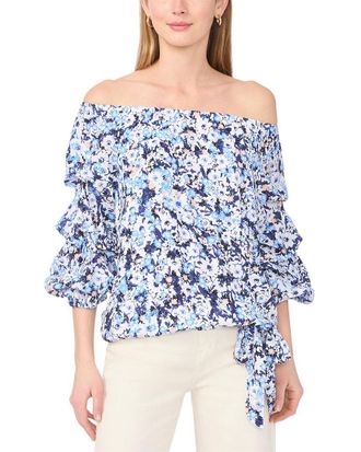 Vince Camuto Off The Shoulder Bubble Sleeve Blouse