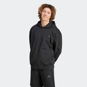 adidas adidas Sportswear Kapuzensweatshirt M A SZN FL FZ, Kapuzenjacke mit Reissverschluss