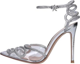 Gianvito Rossi Dames, Schoenen, Grijs, Maat: 38 EU Leer