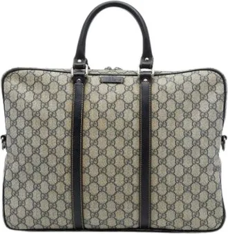Gucci unisex, Pre-owned, Beige, Maat: ONE Size Leer