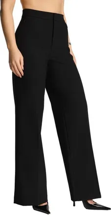 Spanx SPANXsupersmooth WellSuited 360 High Waist Wide Leg Pants in Classic Black at Nordstrom, Size X-Small