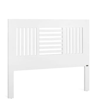 Moycor Cabecero de madera de mindi blanco anch. 165 cm