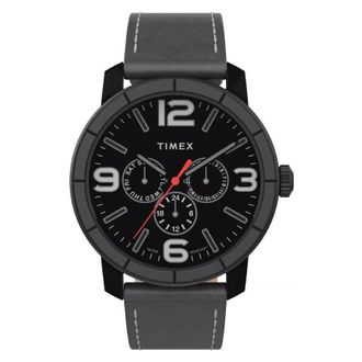 Timex City Multifunction Quartz Black Dial Mens Watch TW2U15200