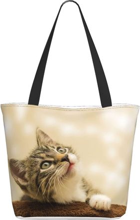AOOEDM Animal-Cat (19) Ladies Shopping Bag 13x11x7in.The Perfect ValentineS Day Gift.It Is The Best ValentineS Day Gift For Mom, Daughter, Wife,Etc