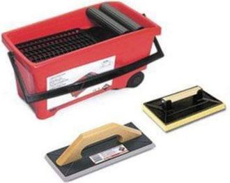 Rubi Cubeta Clean Superpro De Kit Cubo + Llana + Talocha