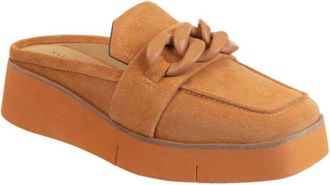 Naked Feet Womens Elect Platform Mules In Camel