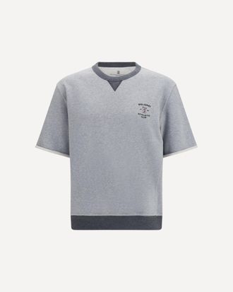 Brunello Cucinelli Melange fabric T-shirt Male S