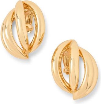 Jennifer Fisher Abstract Line Clip-On Earrings in Gold at Nordstrom