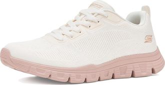 Skechers Bobs B Lite Womens Shoes White/Pink : 5.5 M, Synthetic