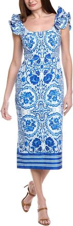 Adrianna Papell Column Midi Dress
