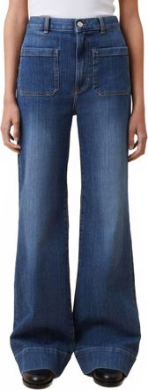 Jeanerica Santa Monica Flared Jeans In Vintage 62