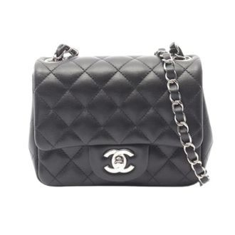 Chanel Pre-owned Vintage Mini Tas - Dames - Pre-owned - Zwart - Maat: ONE Size Leer