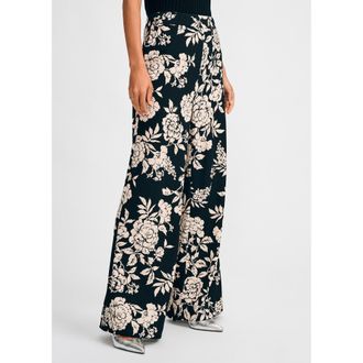 Isaac Mizrahi New York Wide Leg Floral Pant