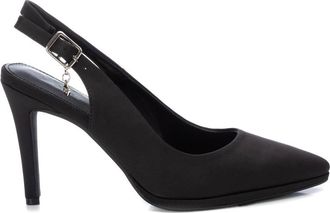 Xti Womens Slingback Pointed-Toe Pumps 14121305 Black