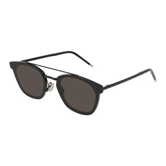 Saint Laurent Sunglasses, male, Black, Size: 61 MM SL 28 Metal Sunglasses