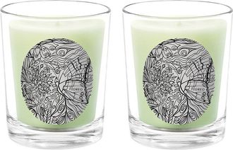 Qualitas Floreo Two Scented Beeswax Candle Set