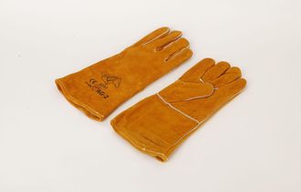 OEM Guantes Para Soldadura El&eacute;ctrica, Alambre Ign&iacute;fugo, Piel De Vacuno De Primera Calidad, Guantes Reforzados Con B&aacute;lsamo Y Superficie Antideslizante