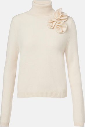 Jardin Des Orangers Jersey en mezcla de lana y cachemir con apliques florales