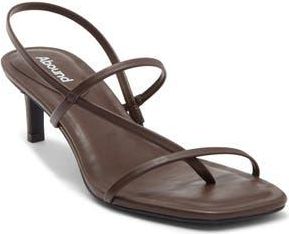Abound Petra Kitten Heel Sandal in Brown Caffe at Nordstrom Rack, Size 7.5