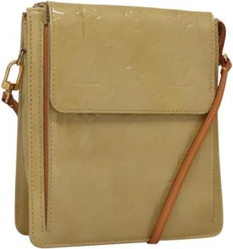 Louis Vuitton Tweedehands leren Louis Vuitton tassen - Dames - Vintage Schoudertas - Beige - ONE Size - Leer - Vintage