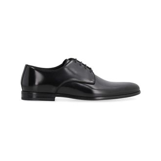 Dolce & Gabbana Raffaello Derby Schoenen - Heren - Nette schoenen - Zwart - 44 EU - Leer - Schoenen