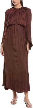 WeWoreWhat Halter Cape Midi Dress