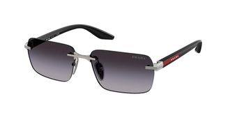Prada PS C52S 5AV31A Mens Sunglasses Silver Size 57