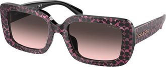 Coach HC8380U CL922 578346 Womens Sunglasses Pink Size 54