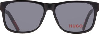 HUGO BOSS Grey Square Mens Sunglasses HG 1260/S 0807/IR 57