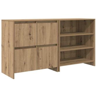 vidaXL Vidaxl - Tableros Lateral 2 Pcs Roble Artisan 70 X 41 X 75 Cm