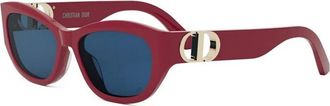 Dior 30Montaigne B5U Zonnebril - Dames - Zonnebrillen - Rood - 54 MM - Accessoires
