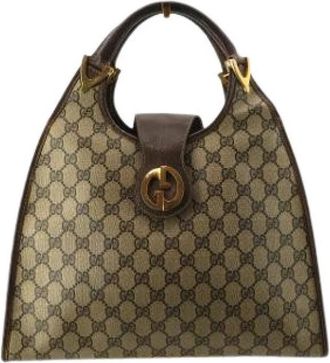 Gucci Pre-owned Stirrup Hobo Bag - Dames - Vintage Handtas - Bruin - ONE Size - Vintage