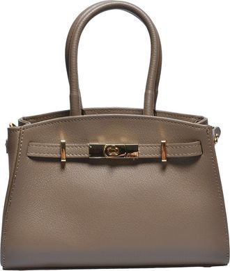 Anna Luchini Beige Rundleer Tas