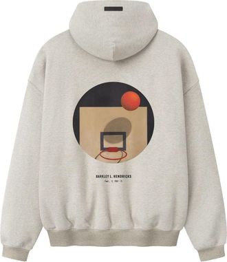 Fear of God x NBA x Barkley Hendricks 90s Hoodie Heather Stone Heather Rib 192BH266903F