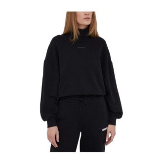 Calvin Klein Cozy Black Logo Sweatshirt - Dames - Sweatshirts - Zwart - S - Hoodies & sweatvesten