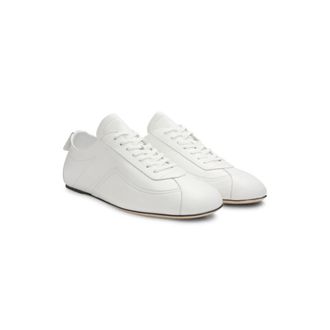BOSS Debossed-logo loafers in nappa leather
