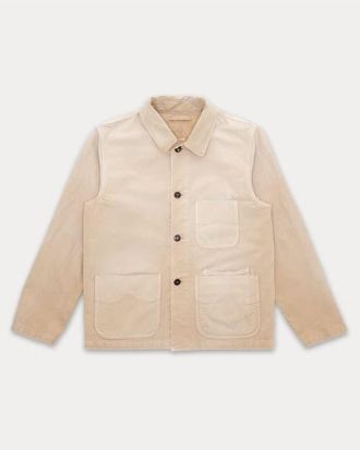 Fortela Montana Sunfaded Cotton Jacket in Beige at Nordstrom, Size 52 Eu