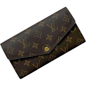 Louis Vuitton Brown Monogram Canvas Long Wallet (Bi-Fold) (Pre-Owned)