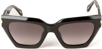 Just Cavalli Womens Sunglasses Glossy Black Acetate Eyewear