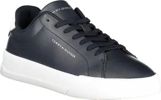 Tommy Hilfiger Leather Lace-Up Sneaker - Blue