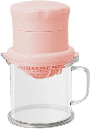 OEM Exprimidor Manual De Limones - Exprimidor De C&iacute;tricos De Cocina - Extracci&oacute;n De Jugo - Colador Incorporado - 15 X 12 X 15 Cm - Rosa